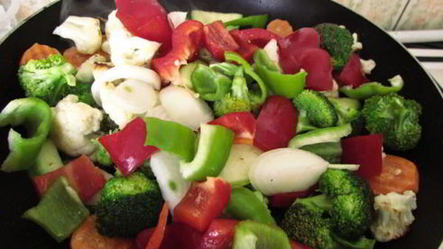 теплый салат весенний