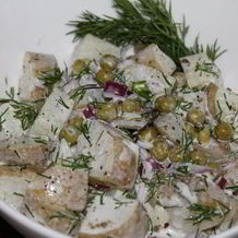 Салаты с горошком