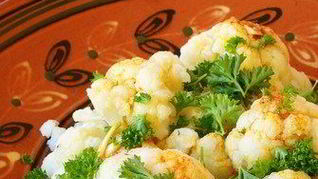 Цветная капуста с горчично-эстрагоновым винегретом