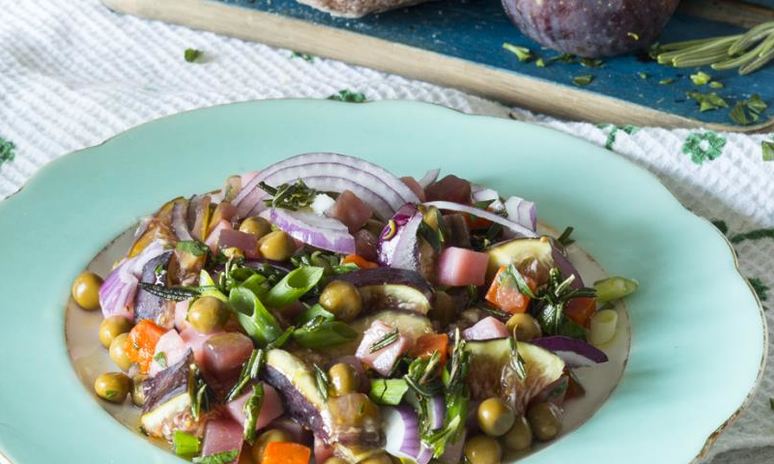 Рецепт винегрета летнего с инжиром и розмарином