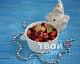 Винегрет с грибами