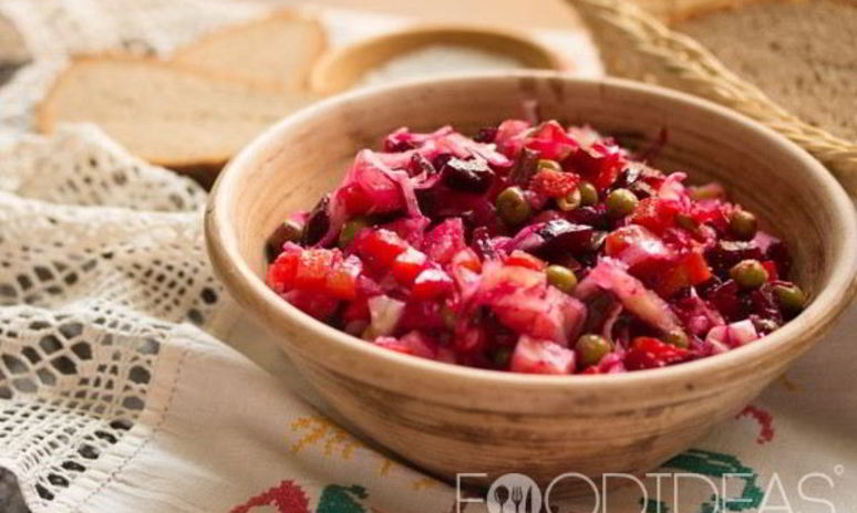 Рецепт винегрета с квашеной капустой