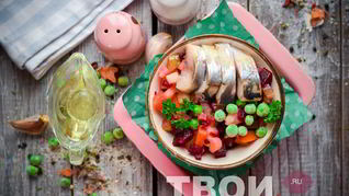 Винегрет с сельдью
