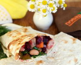 Винегрет в лаваше