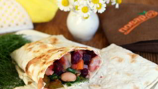 Винегрет в лаваше