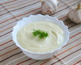 Чесночный соус с майонезом