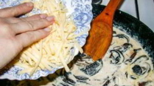 грибной соус к макаронам