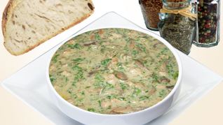 Сливочный соус с грибами в мультиварке