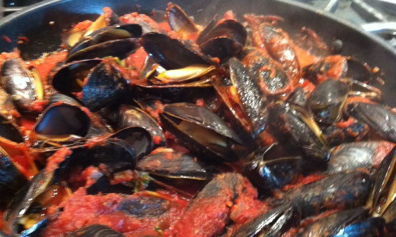 Рецепт соуса для мидий в створках