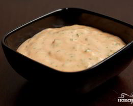 Соус из кетчупа и майонеза