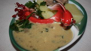 Соус из сухих грибов