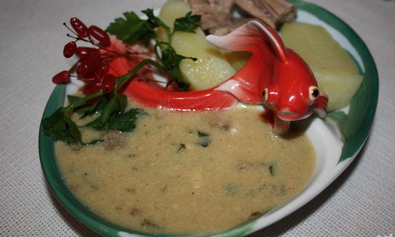 Рецепт соуса из сухих грибов