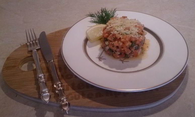 Рецепт тартара из лосося