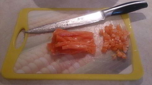 тартар из лосося