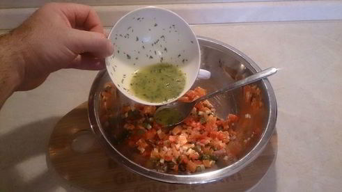 тартар из лосося