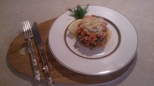 тартар из лосося