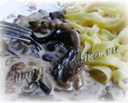 Трюфелевый грибной соус