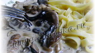 Трюфелевый грибной соус