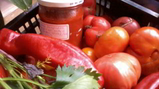 Заправка из помидоров и сладкого перца