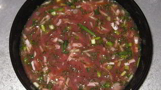 Борщ холодный