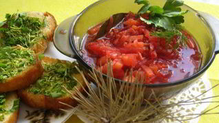 Борщ мясопустный