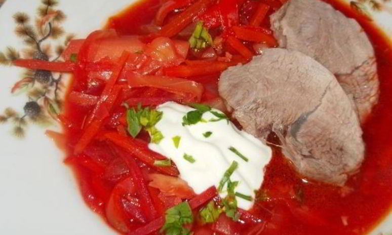 Рецепт борща по-украински