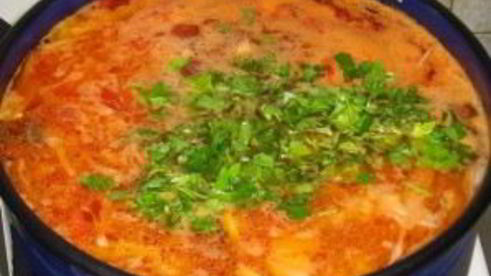 борщ постный вкусный