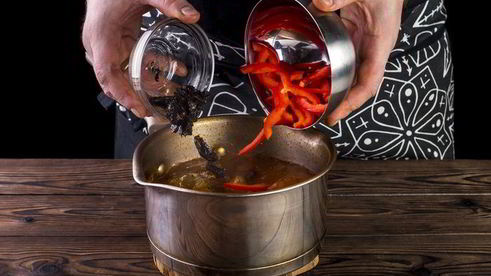 борщ с черносливом