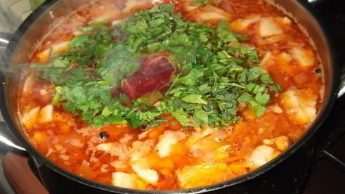 борщ с квашеной капустой