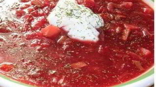 Борщ с лимоном