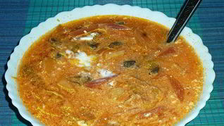 Борщ с мясом