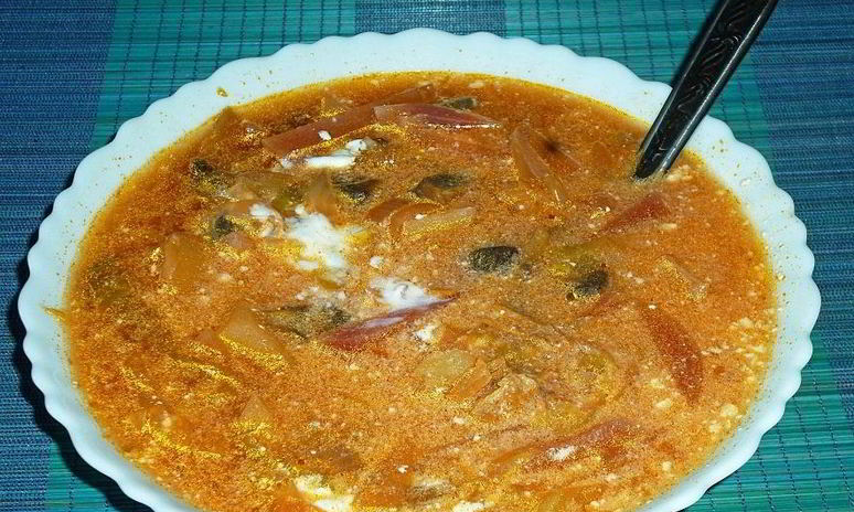 Рецепт борща с мясом