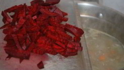 борщ с пампушками