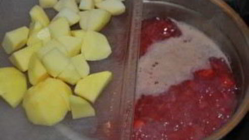 борщ с пампушками