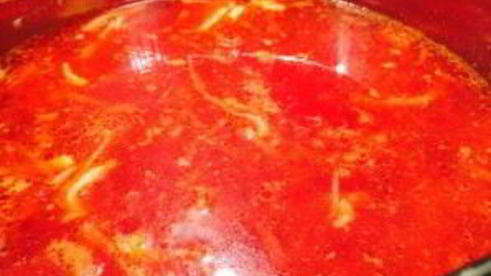 борщ с ребрышками