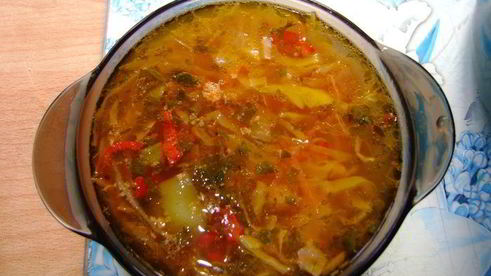 борщ с рыбой