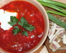 Борщ с тушенкой