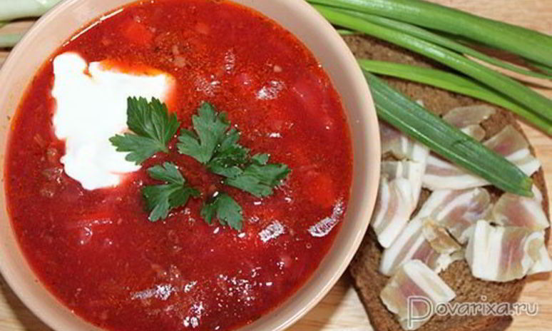 Рецепт борща с тушенкой