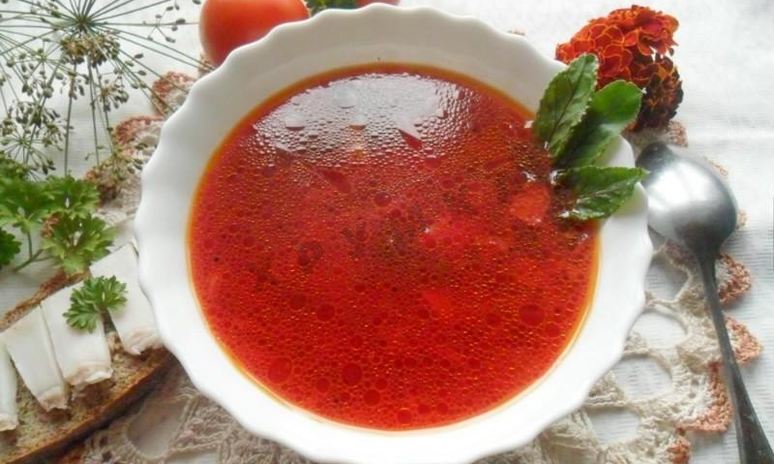 Рецепт борща со свекольной ботвой в мультиварке