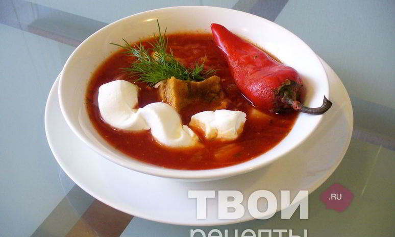 Рецепт борща украинского