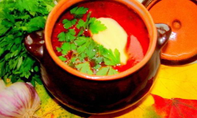 Рецепт постного борща