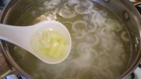 постный зеленый борщ