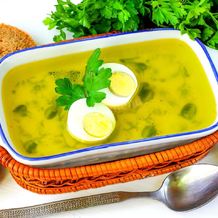 Суп с яйцом