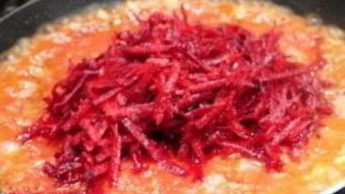 вкусный борщ с говядиной