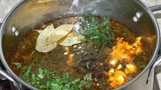 Зеленый борщ