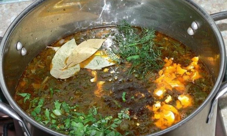 Рецепт зеленого борща