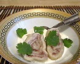 Бульон из баранины с галушками