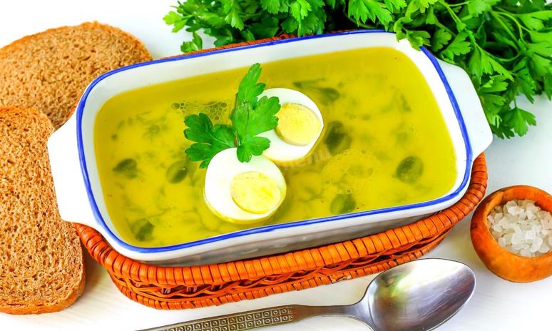 Рецепт бульона с яйцом