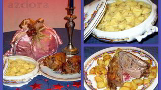 Каппеллетти в бульоне и Фаршированные голуби