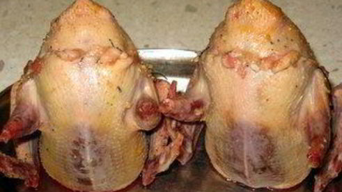 каппеллетти в бульоне и фаршированные голуби